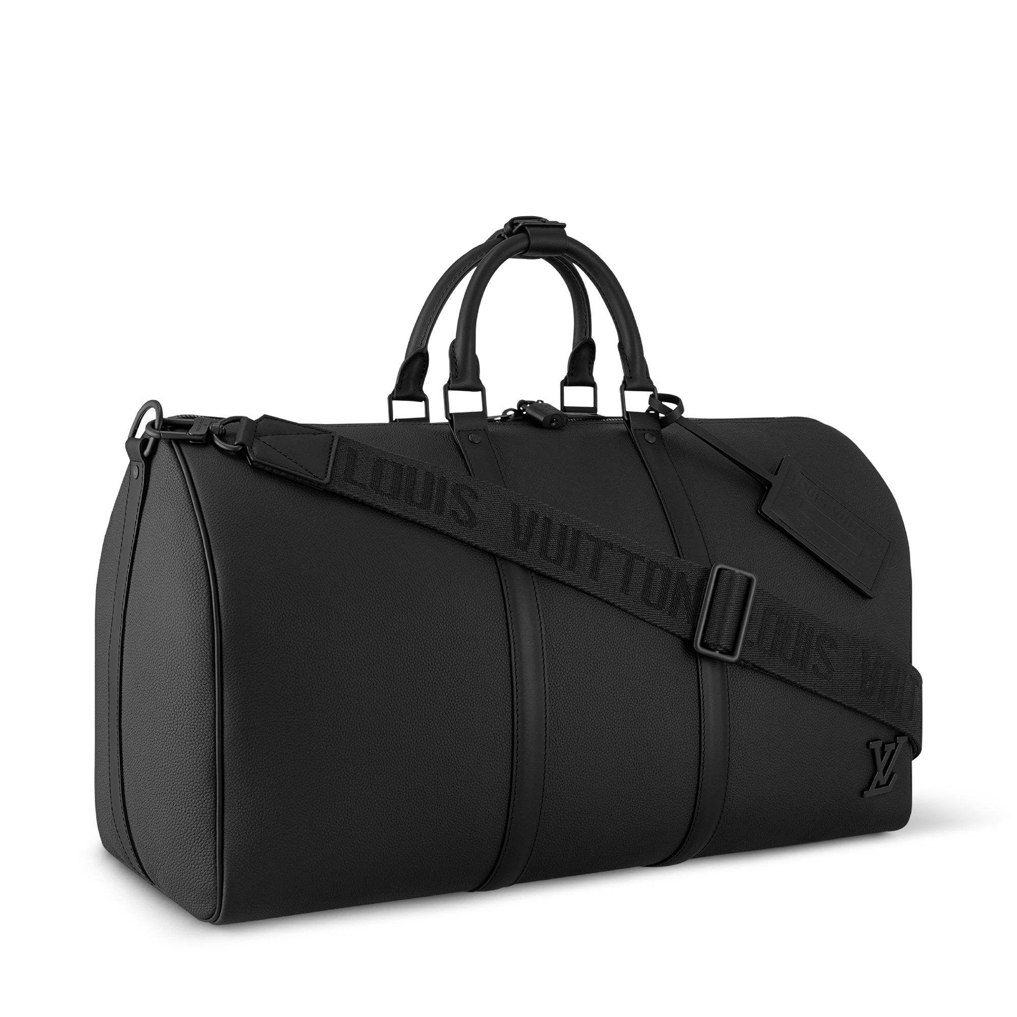 極美品✨ LOUIS VUITTON LV アエログラム ヴェルティカル 黒 Bolsa de Viagem Keepall Bandoulière 50 LV Aerogram - Viagem